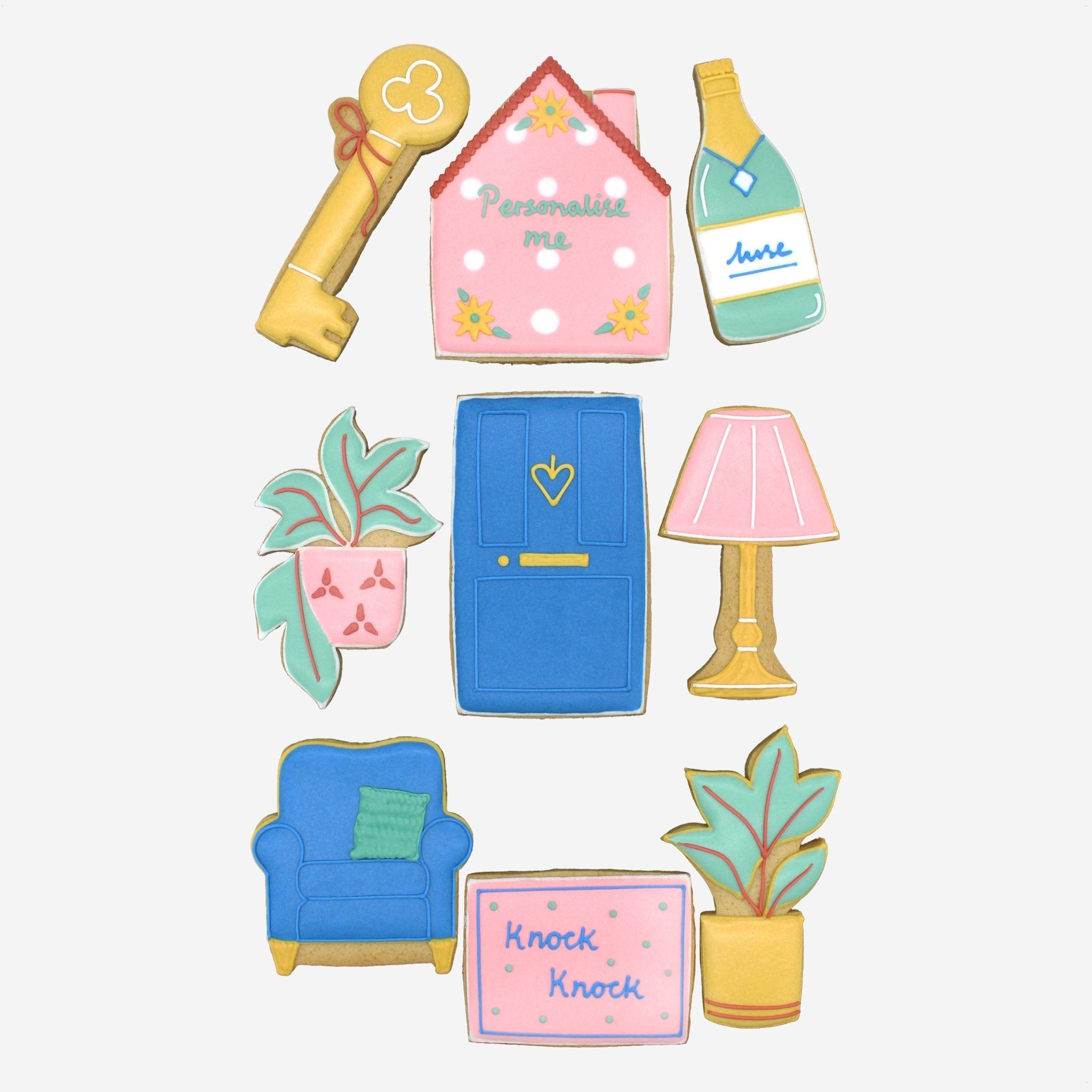 Personalised New Home Biscuit Tin - Biscuiteers