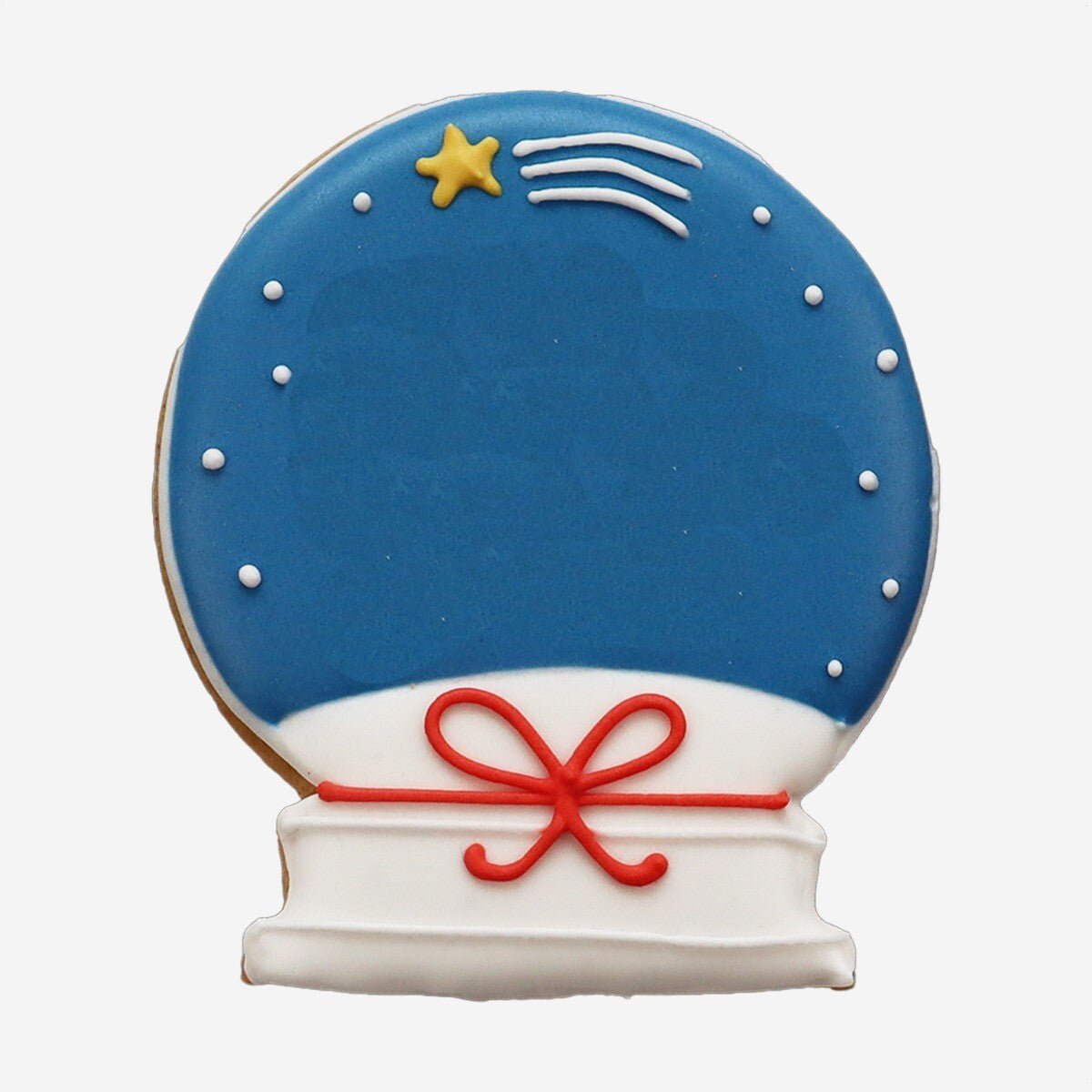 Personalised Without Wheat Snow Globes Letterbox Biscuits - Biscuiteers