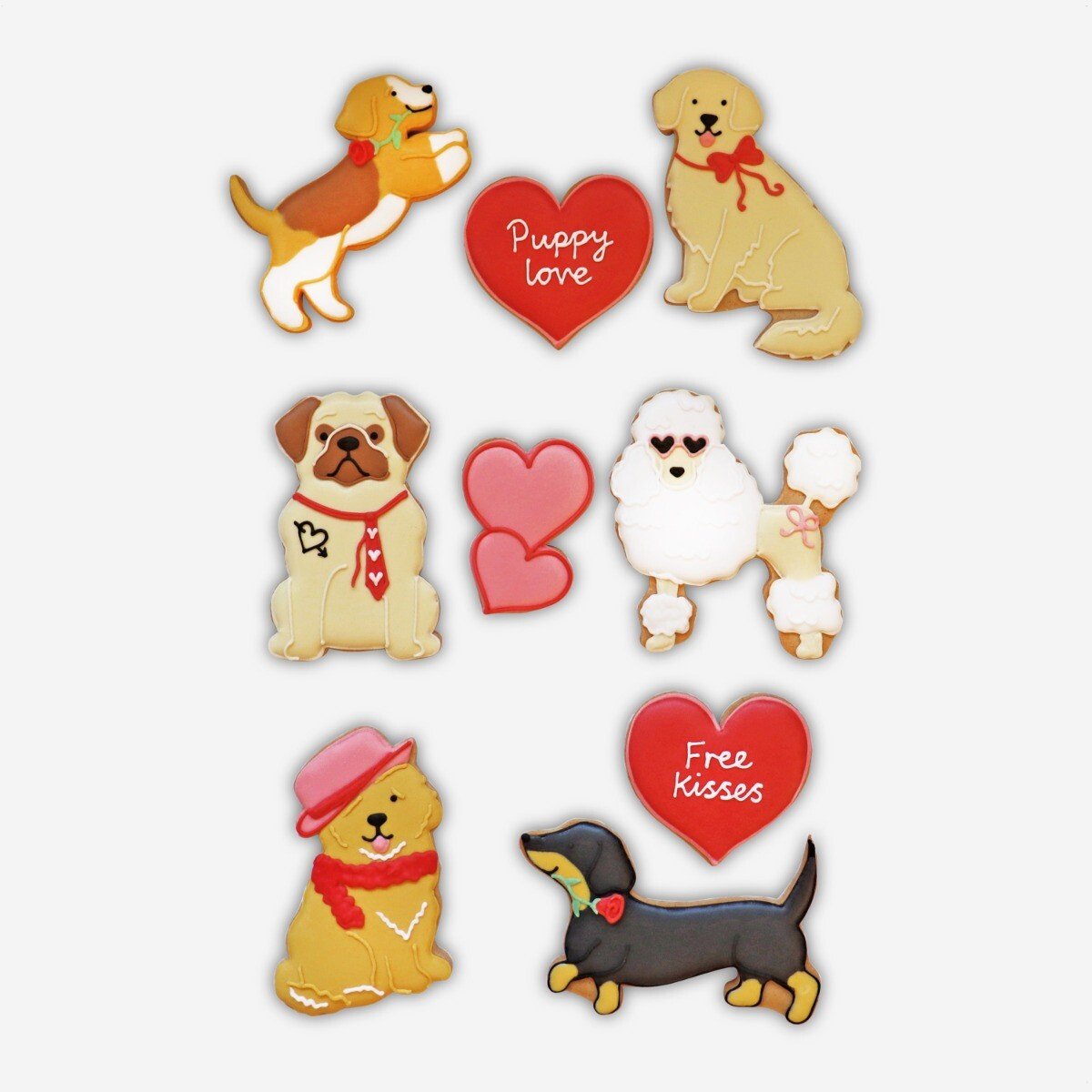 Puppy Love Biscuit Tin - Biscuiteers
