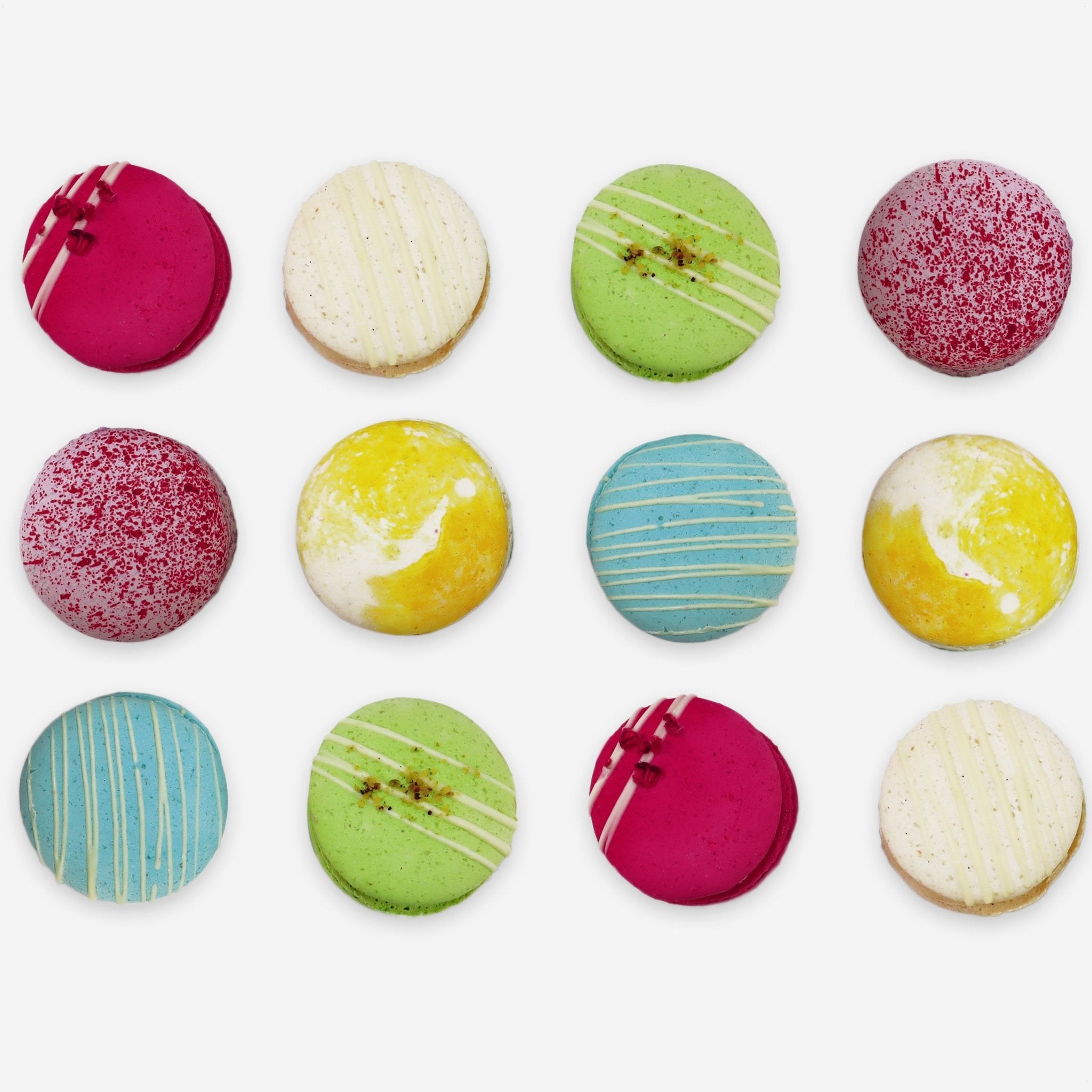 Rainbow Macarons Gift Box - Biscuiteers