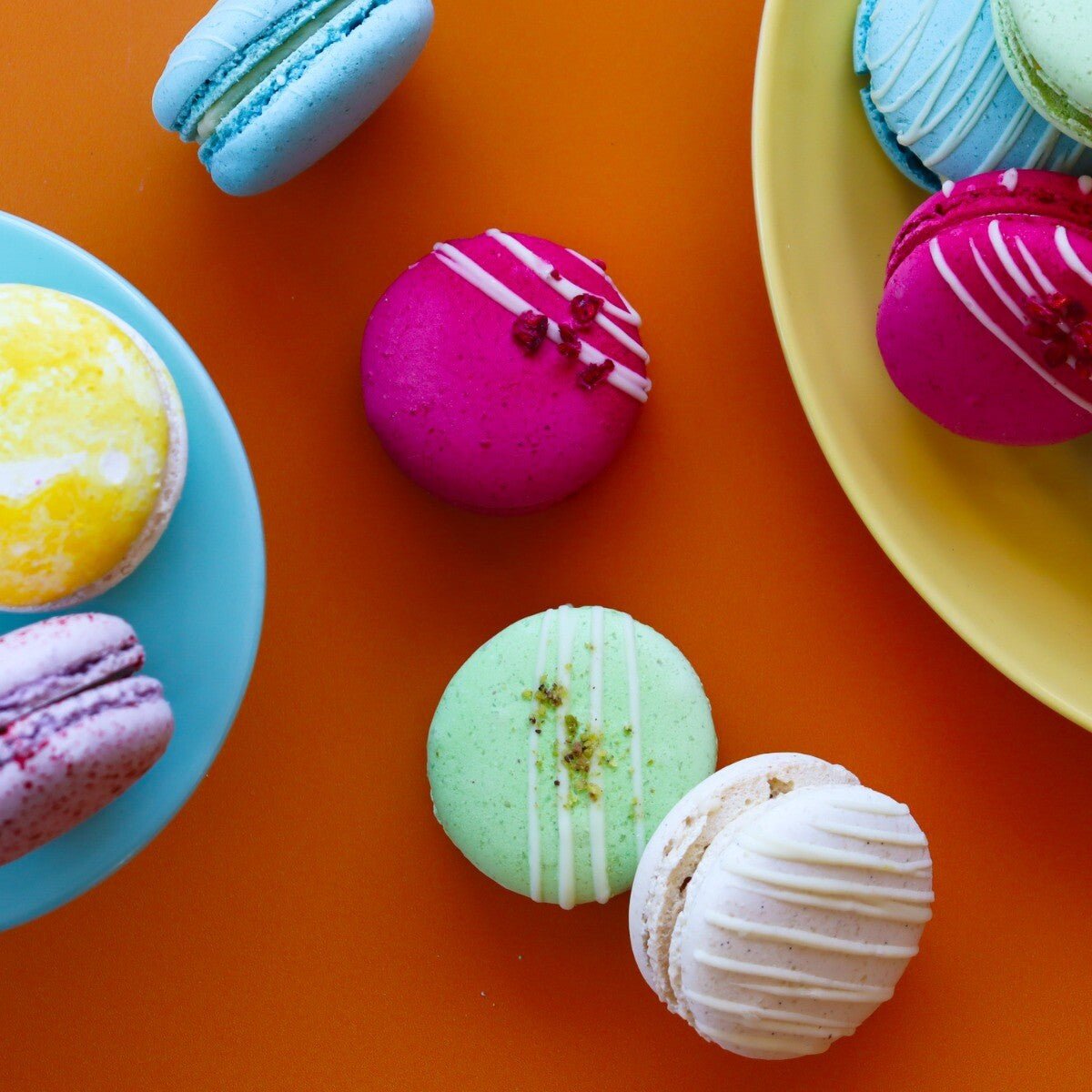 Rainbow Macarons Gift Box - Biscuiteers