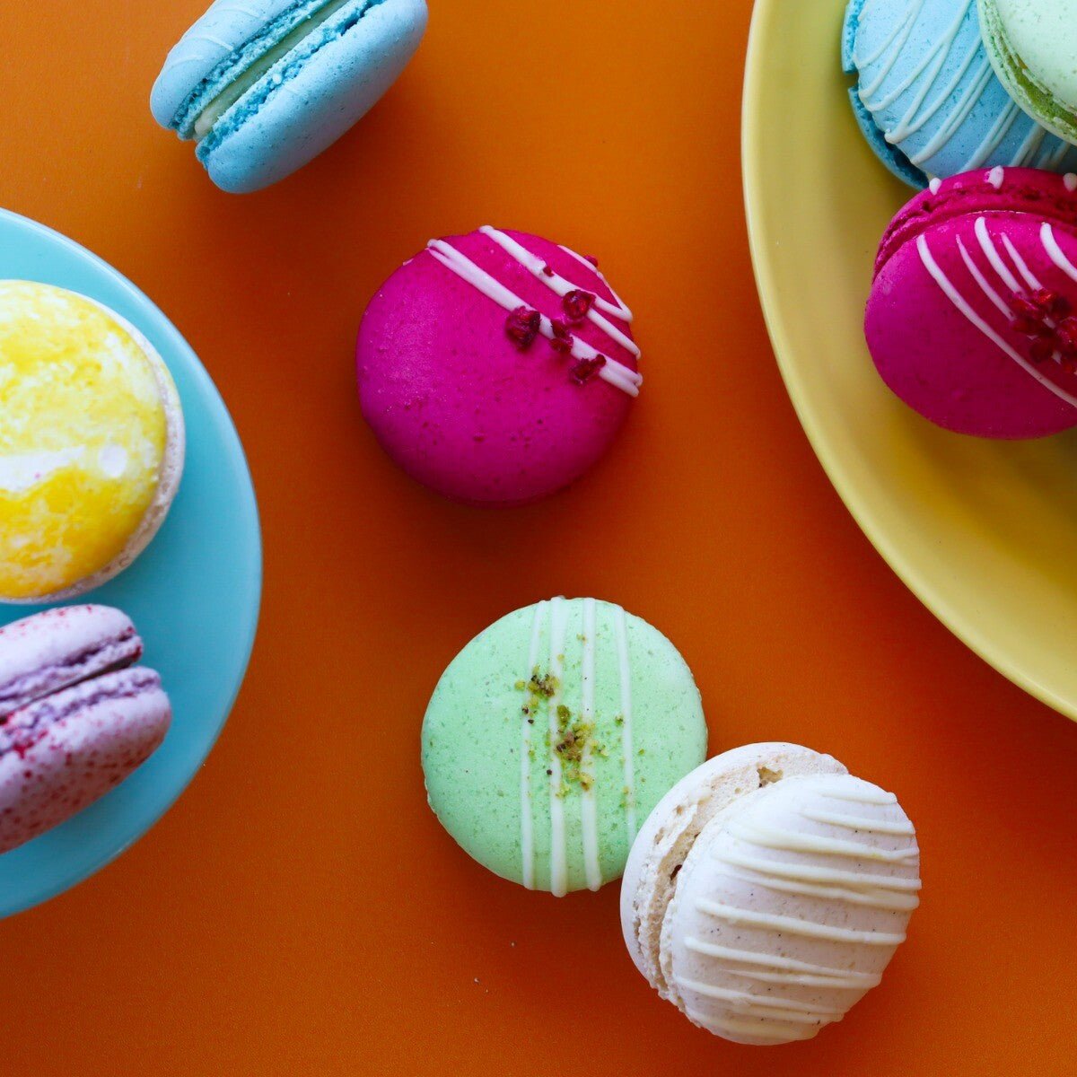 Rainbow Macarons Mini Gift Box - Biscuiteers