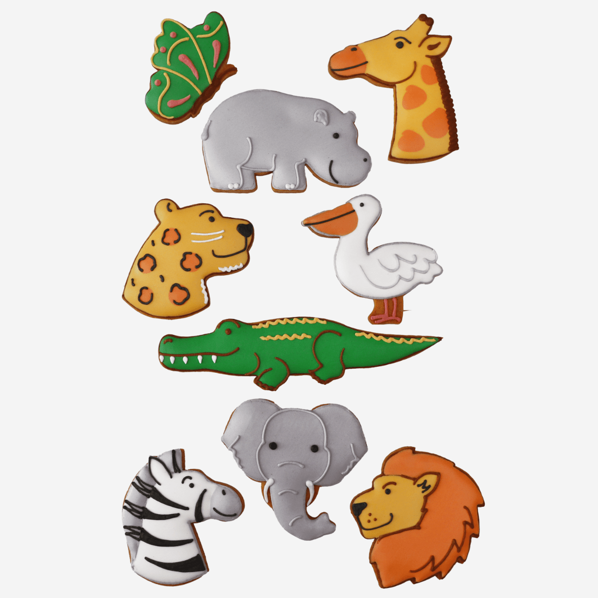 Safari Medium Biscuit Tin - Biscuiteers