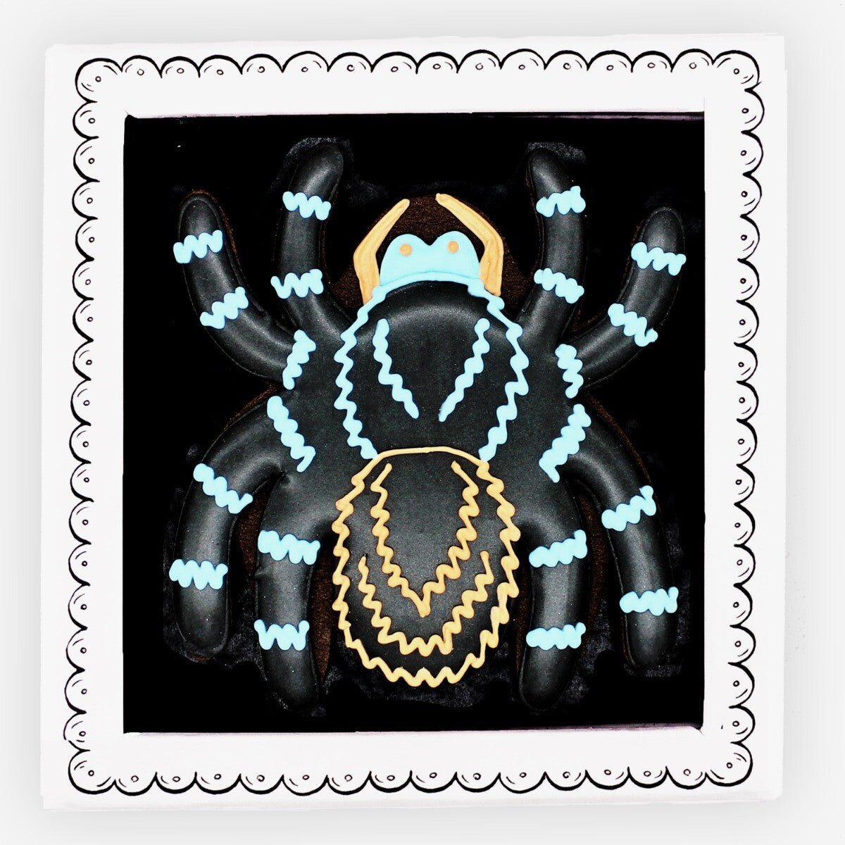 Scary Spider Letterbox Biscuit - Biscuiteers