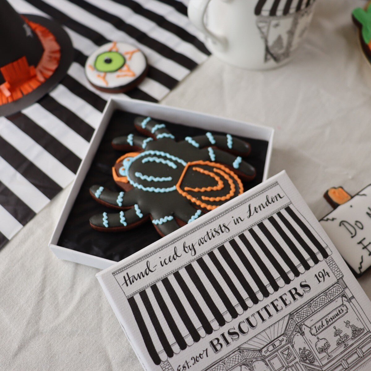 Scary Spider Letterbox Biscuit - Biscuiteers