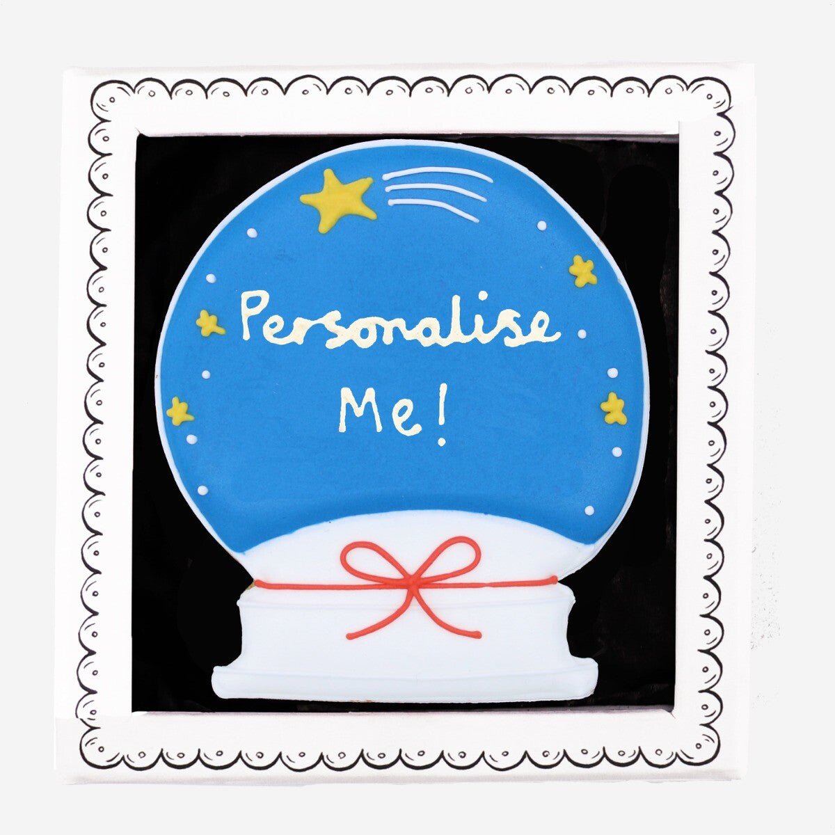 Snow Globe Letterbox Biscuit - Biscuiteers