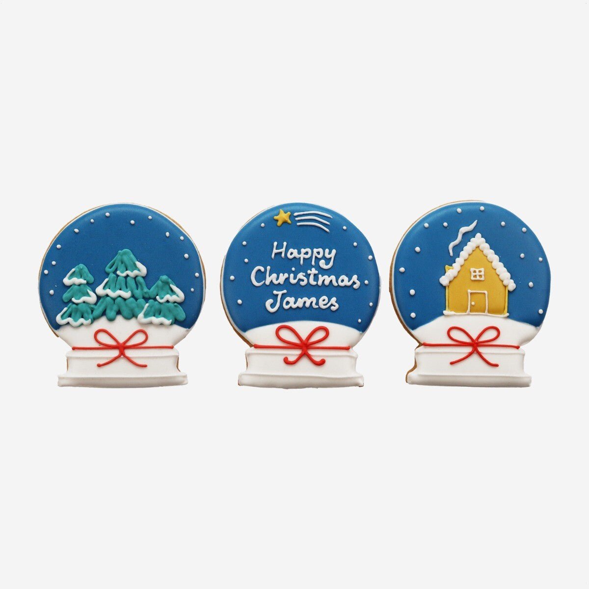 Snow Globe Letterbox Biscuits - Biscuiteers