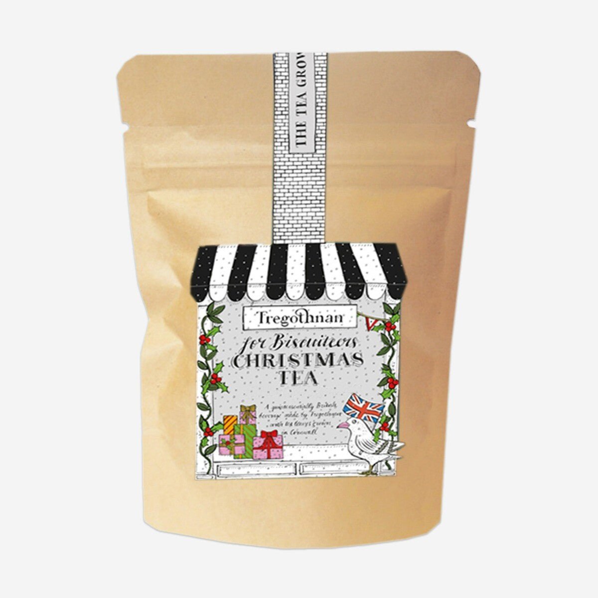 Snow Globes Letterbox Tea Gift Box - Biscuiteers