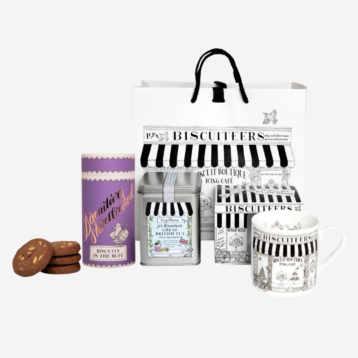Tea And Shortbread Gift Set - Biscuiteers