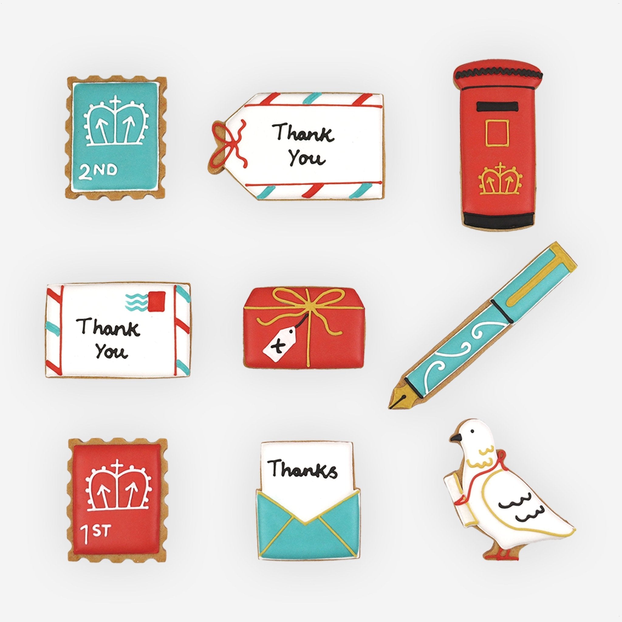 Thank You Letter Gift Box - Biscuiteers