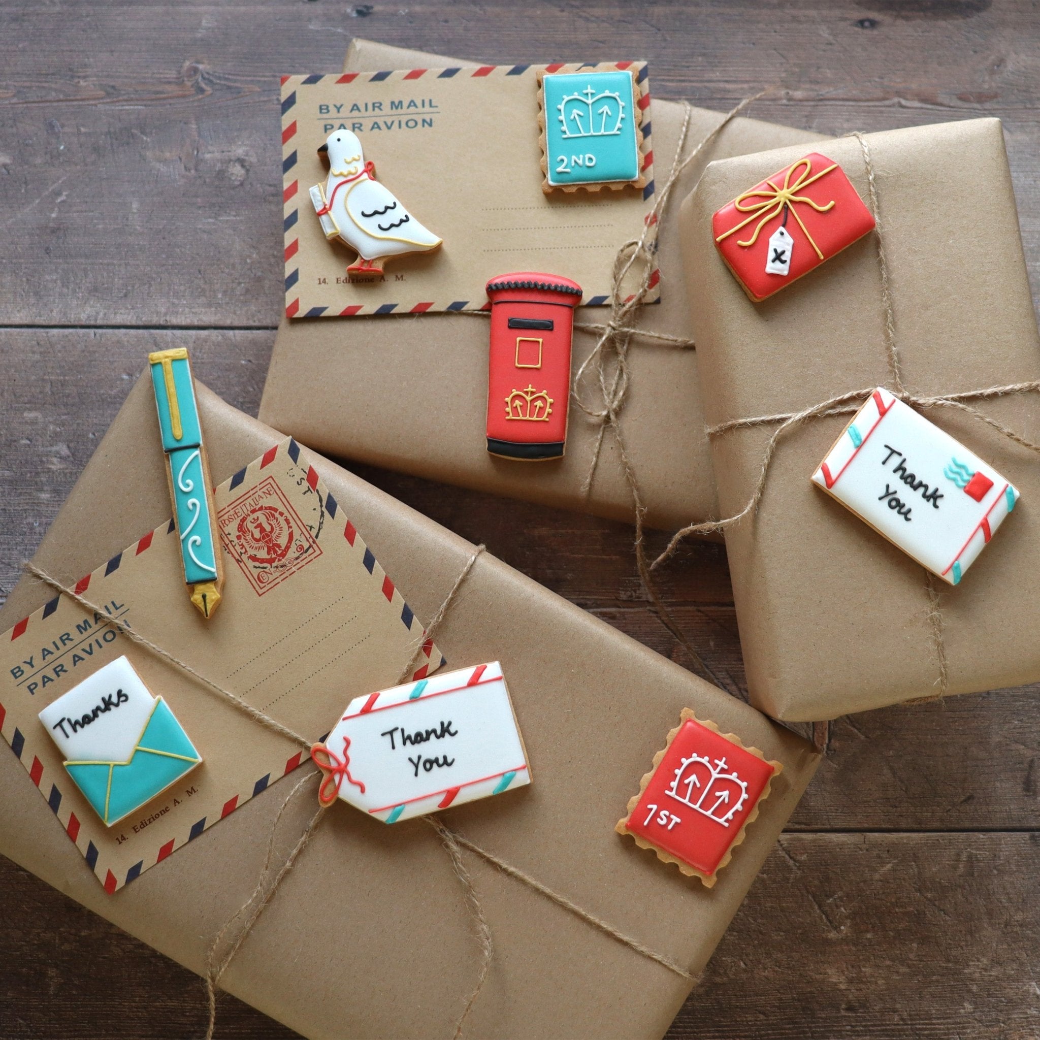 Thank You Letter Gift Box - Biscuiteers