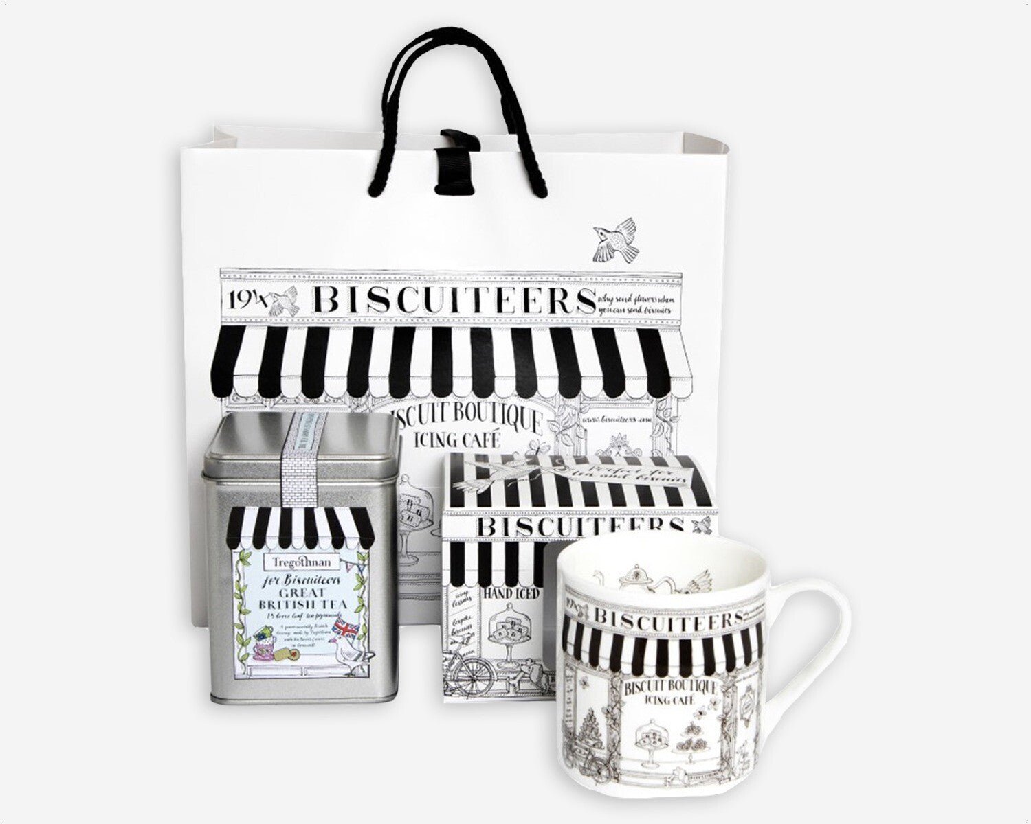 Tregothnan For Biscuiteers Tea Gift Set - Biscuiteers