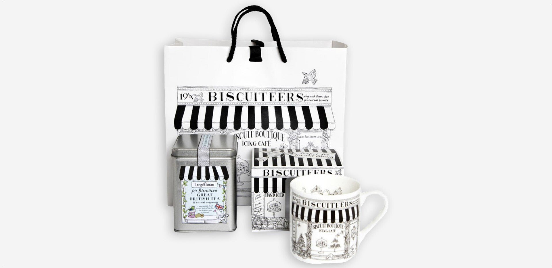 Tregothnan For Biscuiteers Tea Gift Set - Biscuiteers
