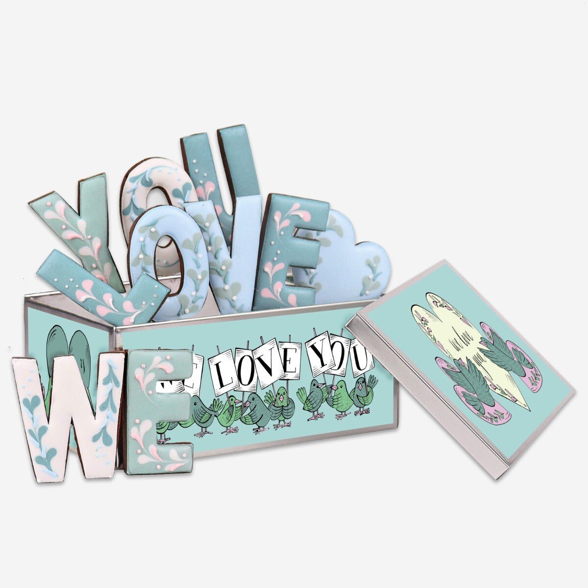 We Love You Biscuit Tin - Biscuiteers