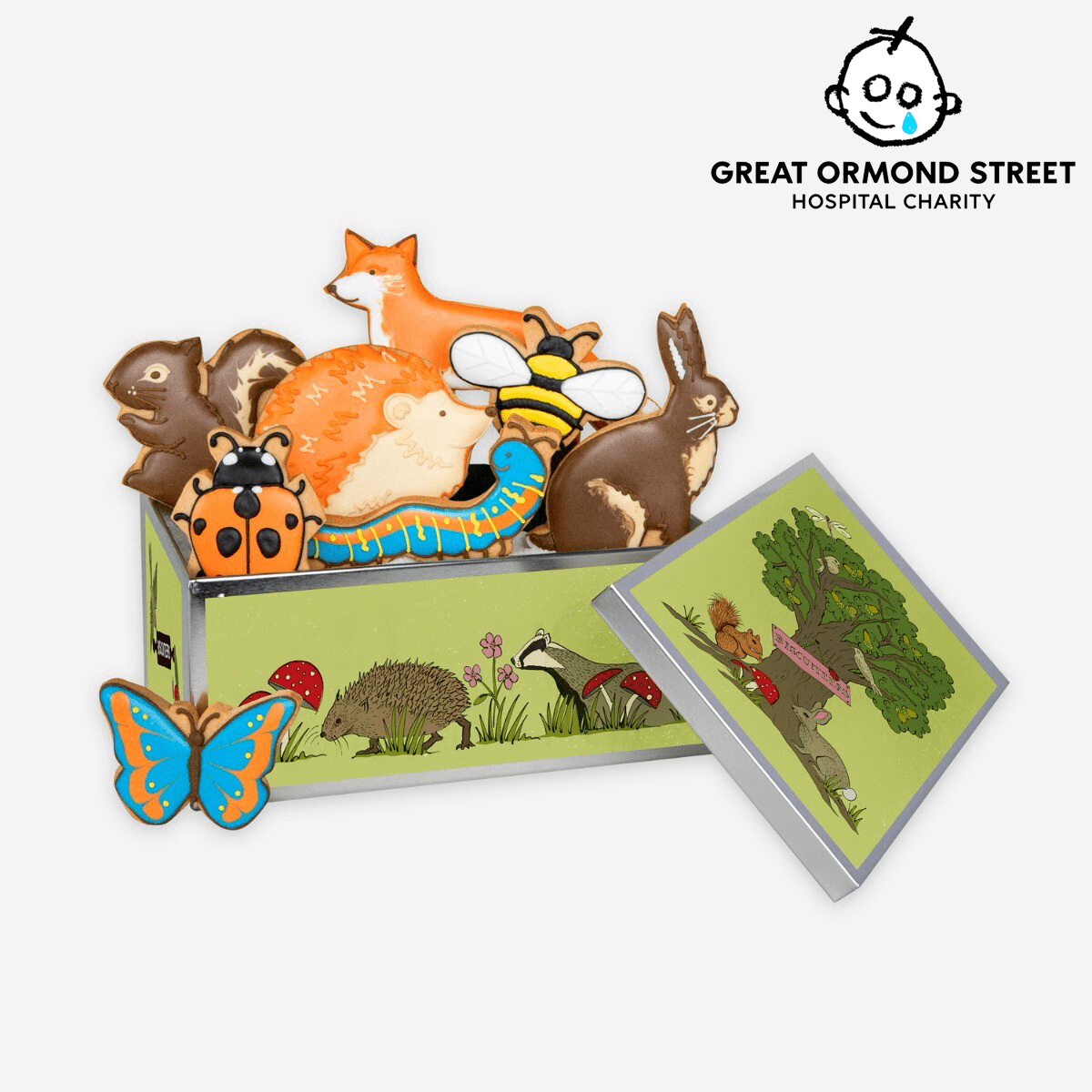 Woodland Biscuit Tin - Biscuiteers