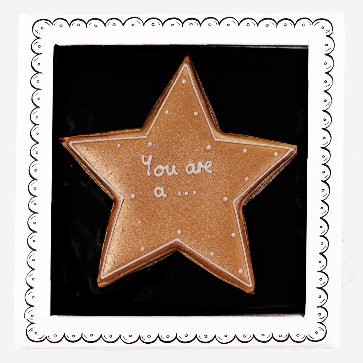 You Are A Star Letterbox Biscuit - Biscuiteers