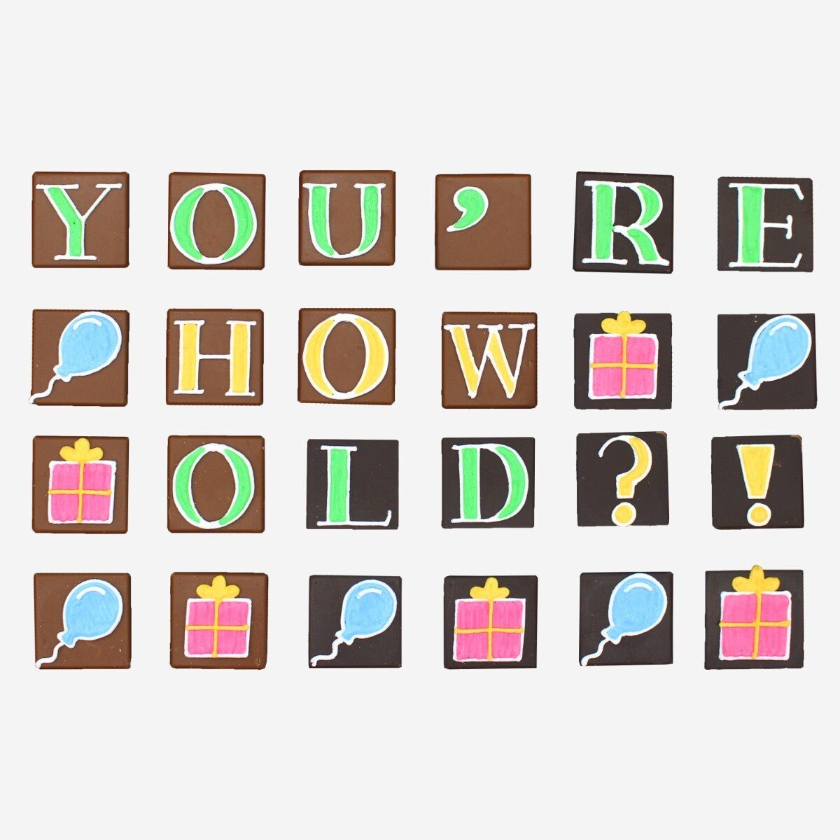 You're How Old!? Medium Tin Of Chocolates - Biscuiteers