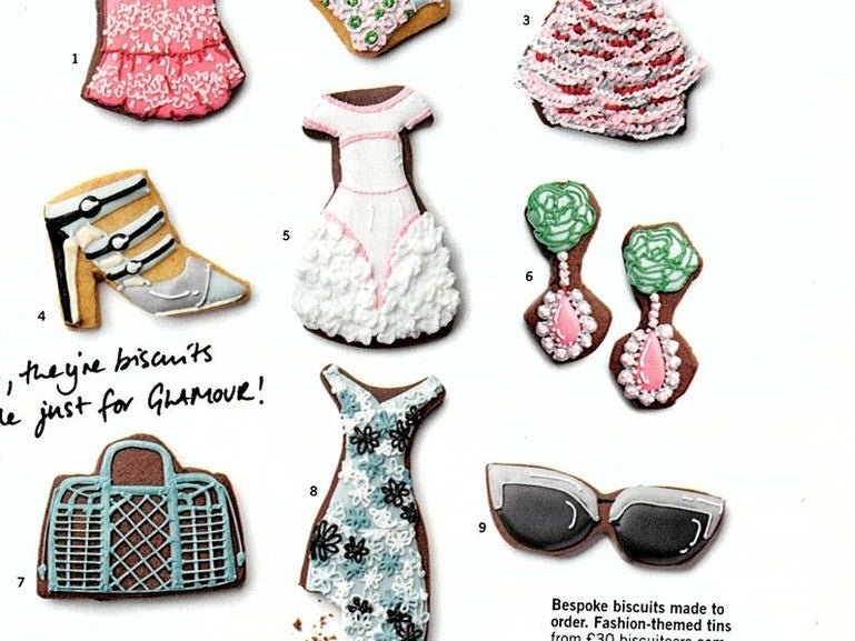 Biscuiteers for Glamour Magazine - Biscuiteers