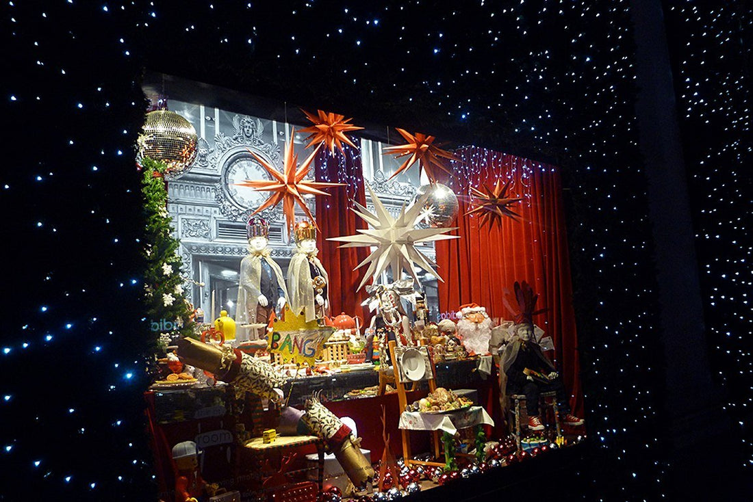 Christmas window shopping at Selfridges - Biscuiteers