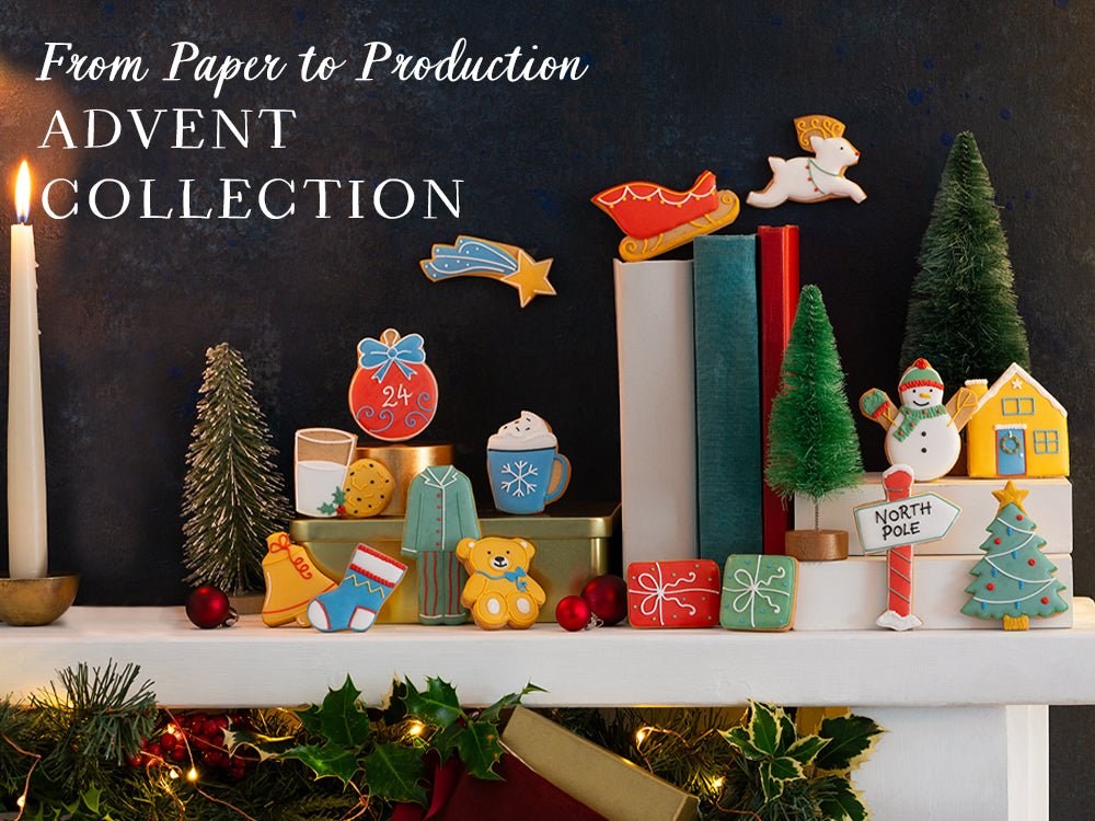 From Paper to Production: Biscuiteers x Emma Bridgewater Advent Collection - Biscuiteers