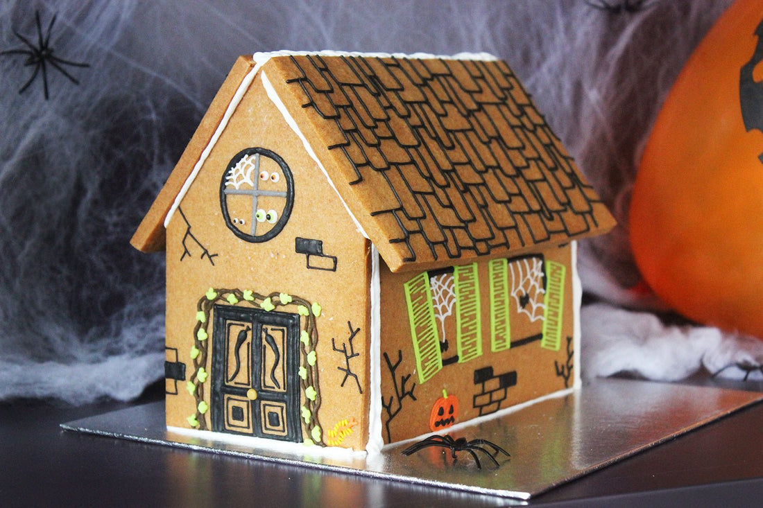Halloween Gingerbread House Recipe - Biscuiteers
