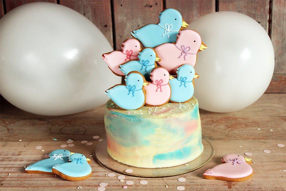 How to Bake: Gender Reveal Cake - Biscuiteers