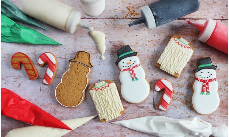 How to ice Christmas holiday collection - Biscuiteers