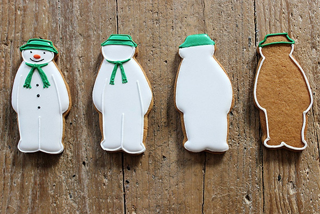 How to Ice The Snowman Christmas biscuits - Biscuiteers
