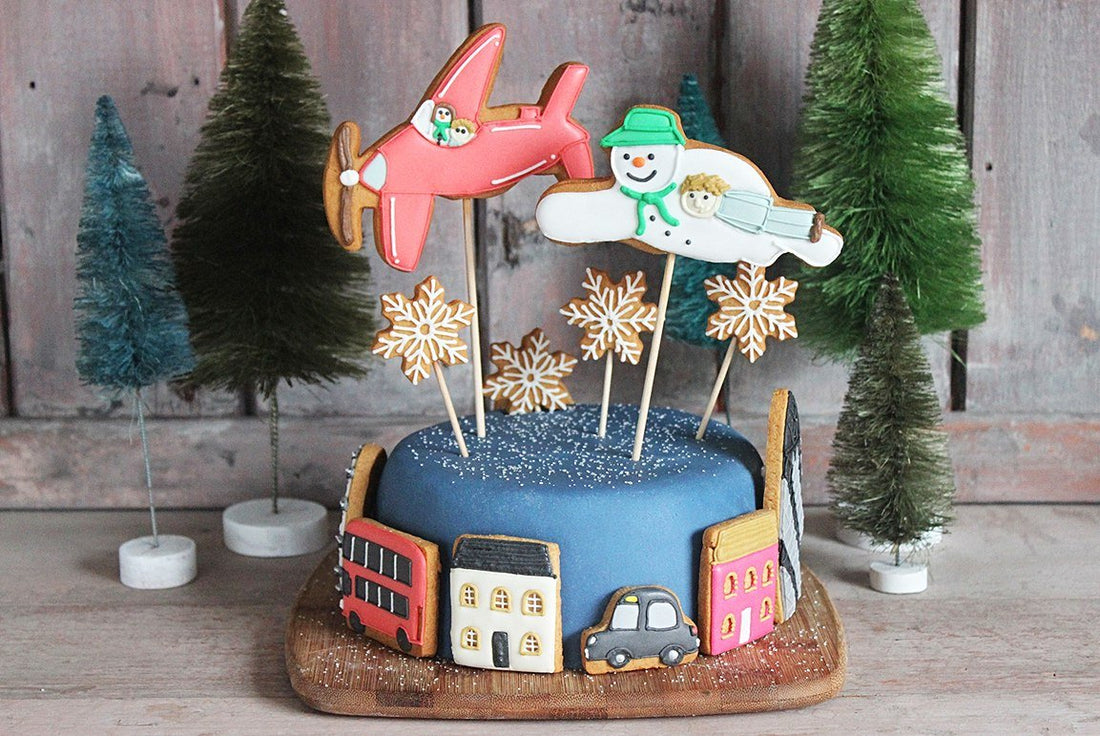 How to make: Our Snowman Christmas cake - Biscuiteers