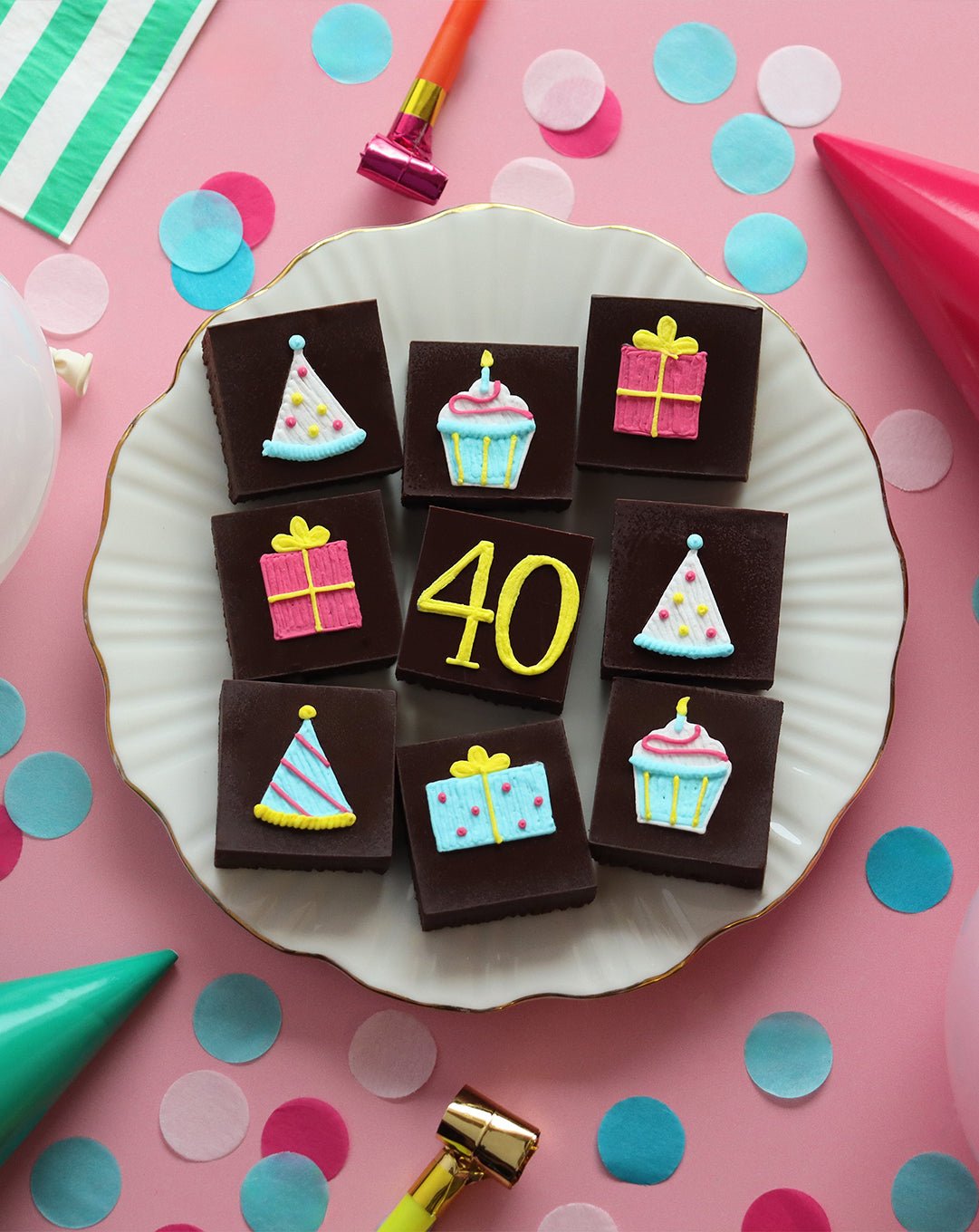 40th Birthday Gifts - Biscuiteers