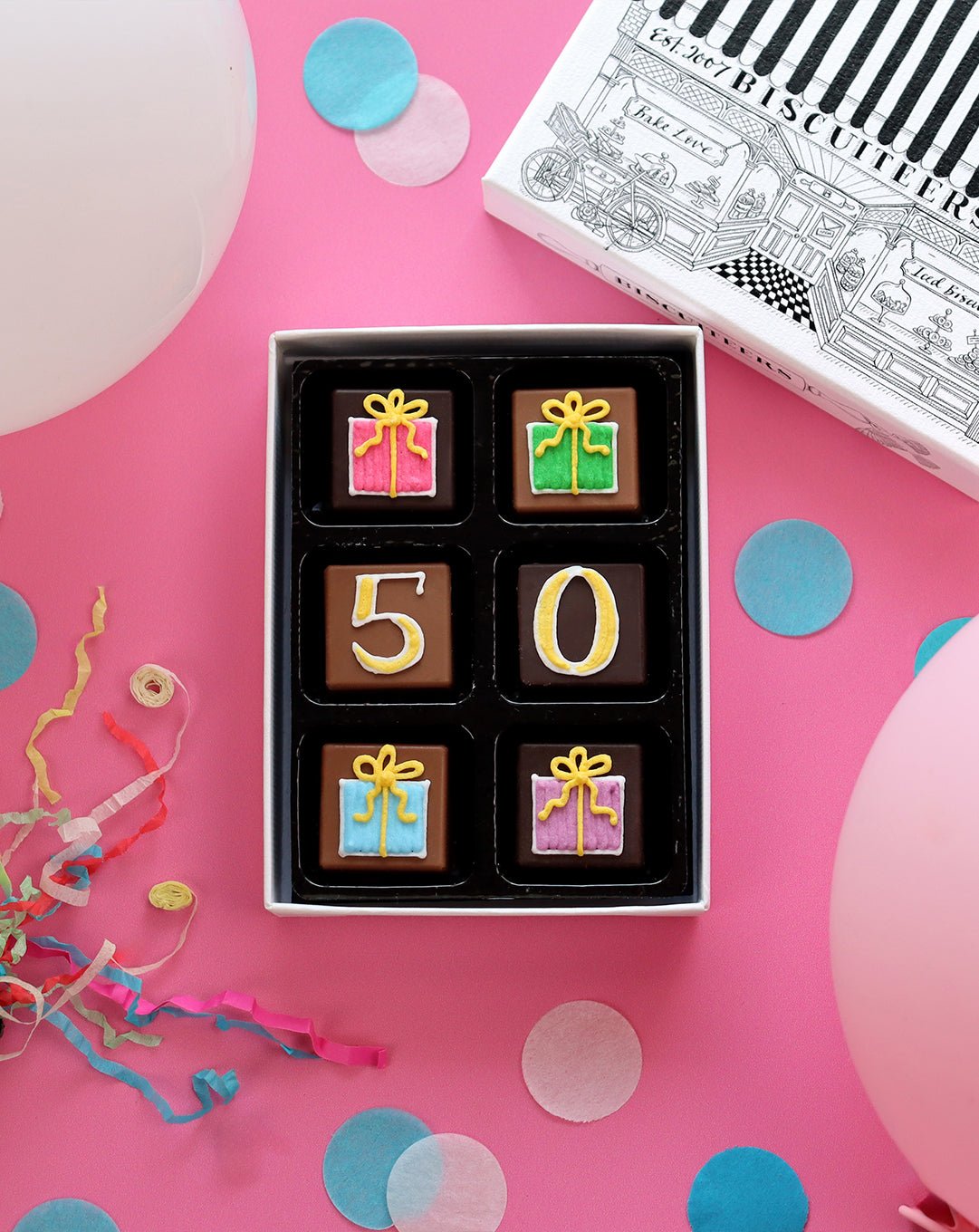 50th Birthday Gifts - Biscuiteers