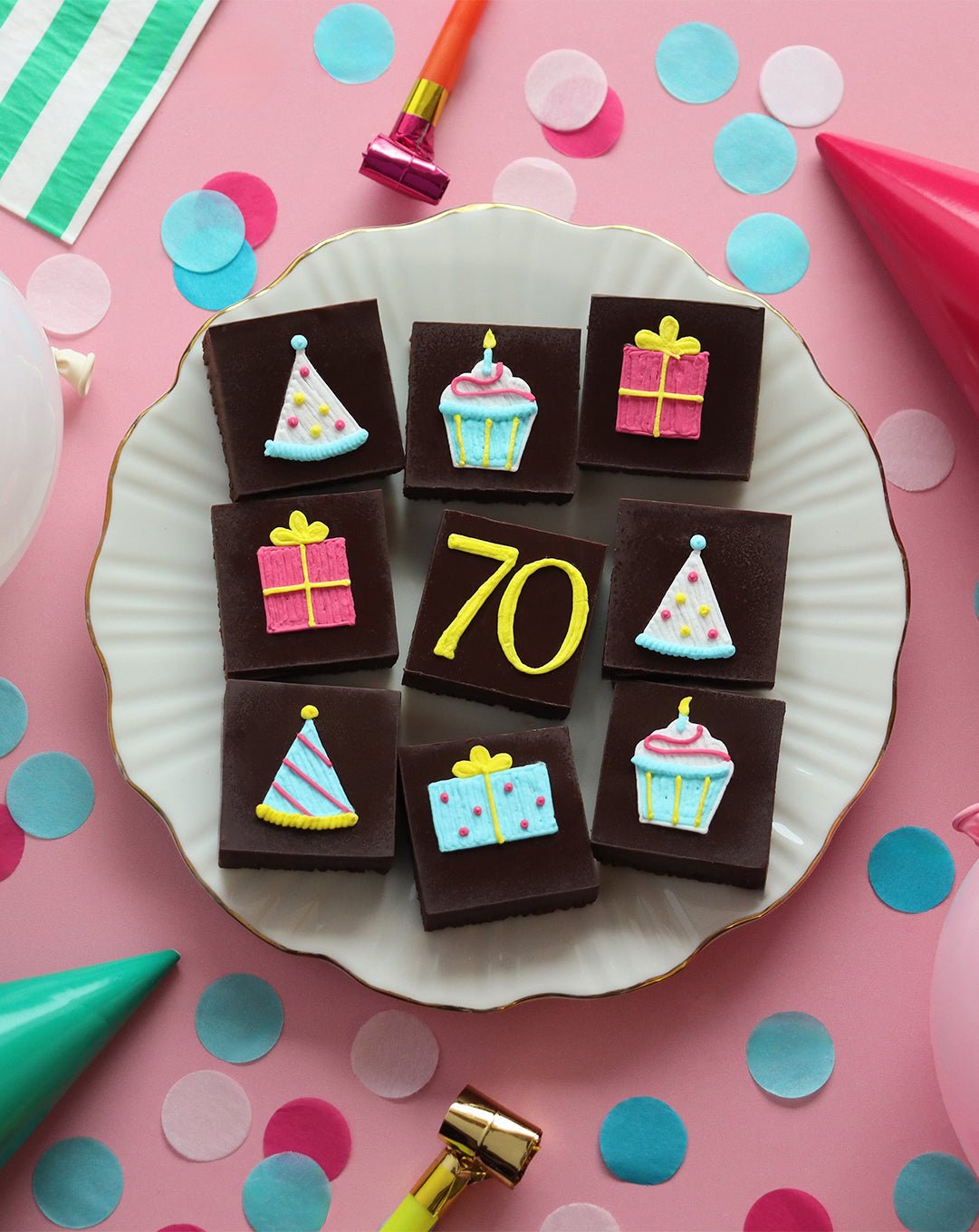 70th Birthday Gifts - Biscuiteers