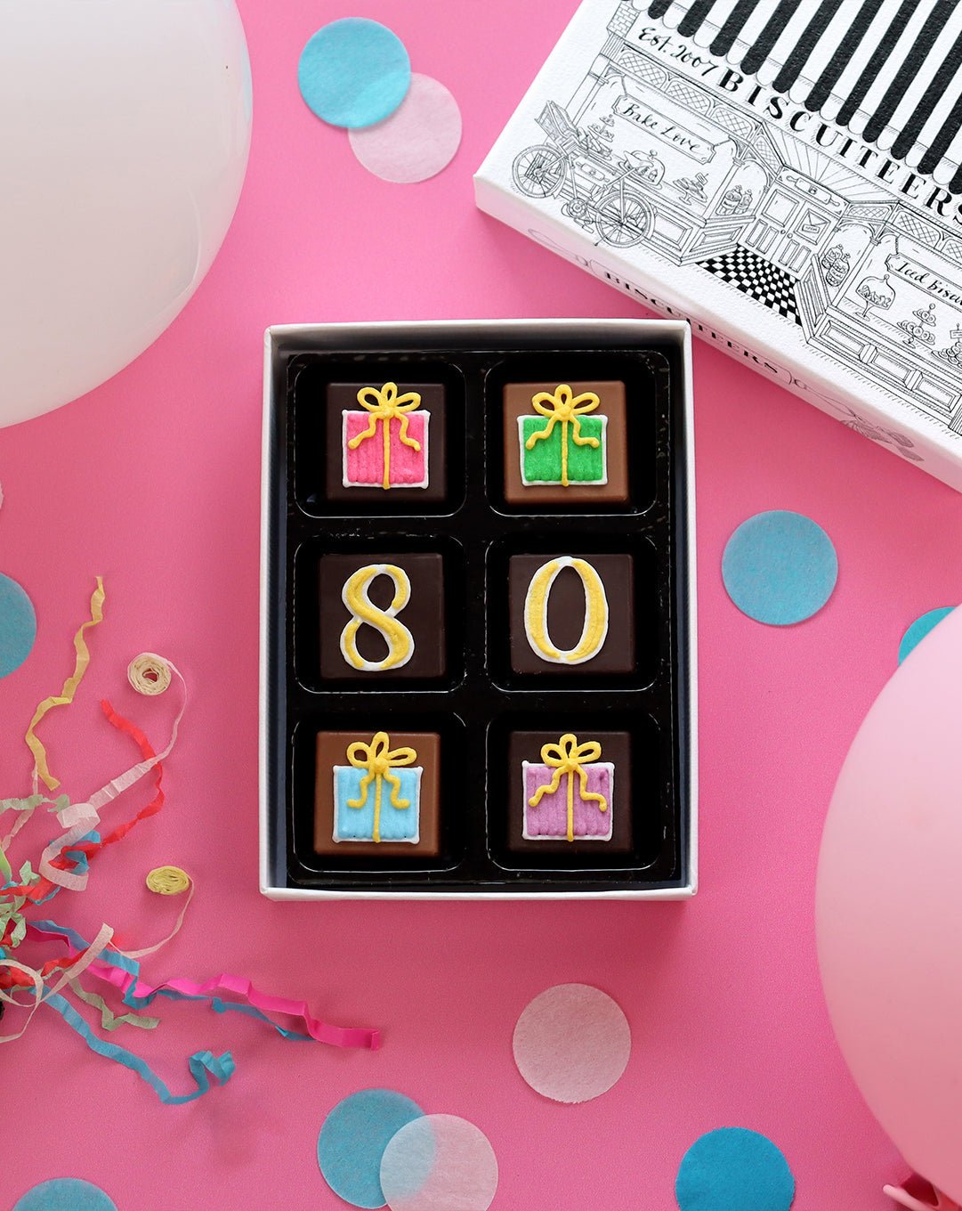 80th Birthday Gifts - Biscuiteers