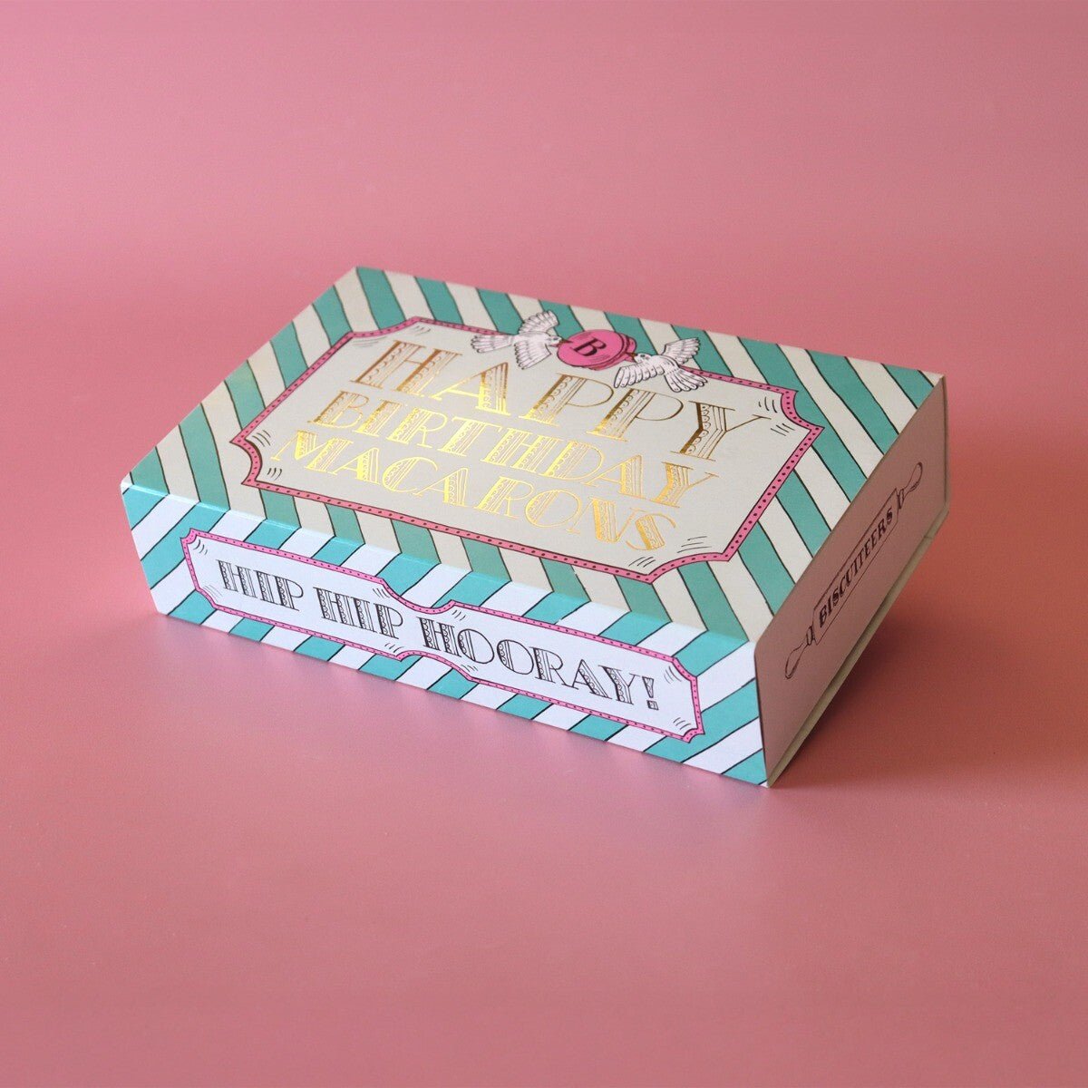 12 Birthday Macarons - Biscuiteers