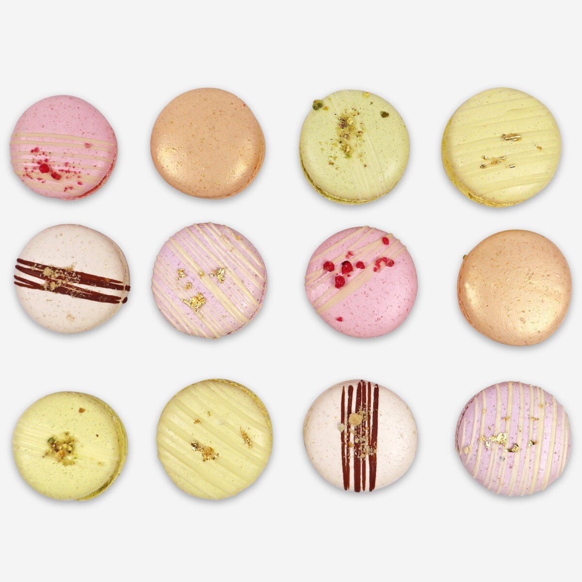 12 Mother's Day Macarons - Biscuiteers