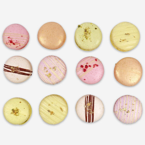 12 Mother's Day Macarons - Biscuiteers