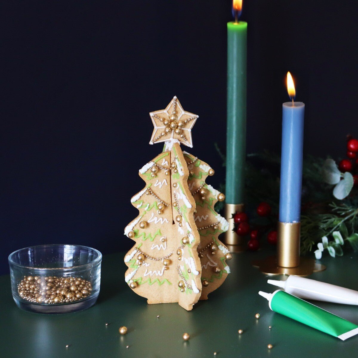 3D Christmas Tree Letterbox Diy Kit - Biscuiteers