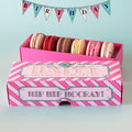 6 Birthday Macarons - Biscuiteers