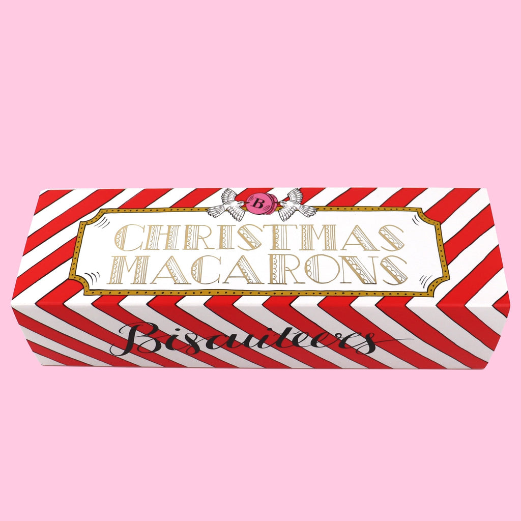 6 Christmas Macarons - Biscuiteers