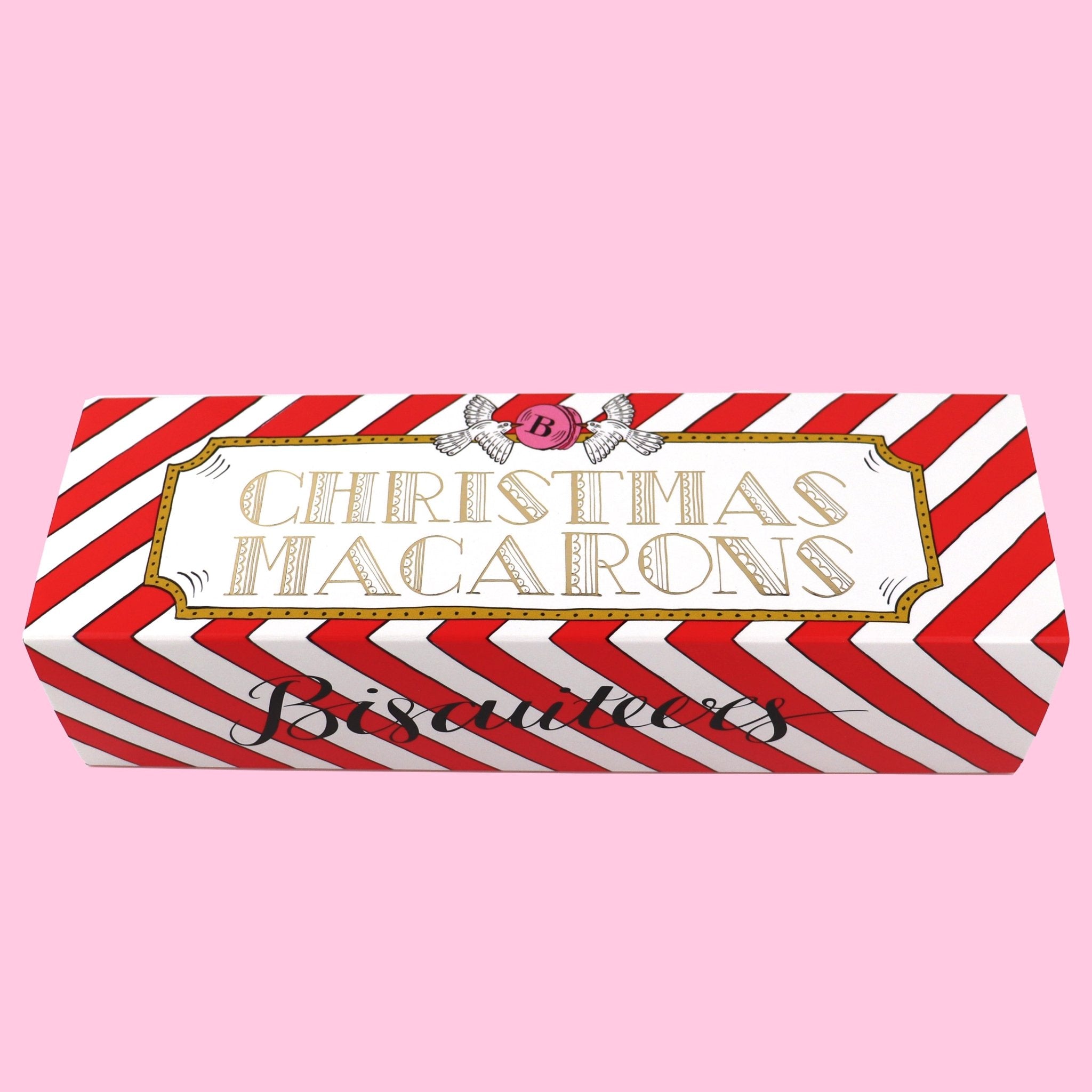 6 Christmas Macarons - Biscuiteers