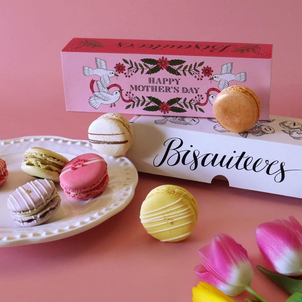 6 Mother's Day Macarons - Biscuiteers