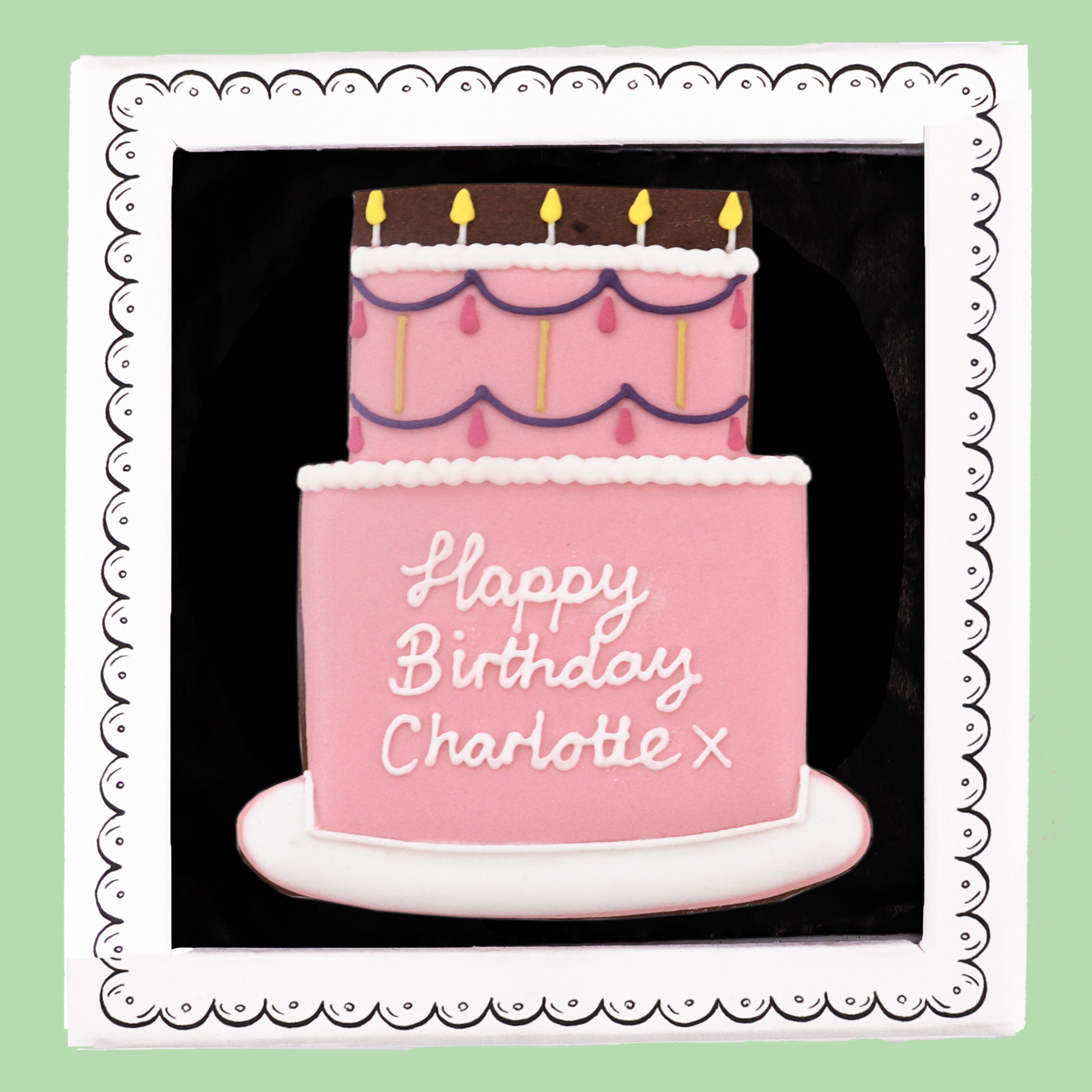 Happy Birthday To You Letterbox Biscuit
