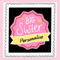 Personalised Big Sister Badge Letterbox Biscuit