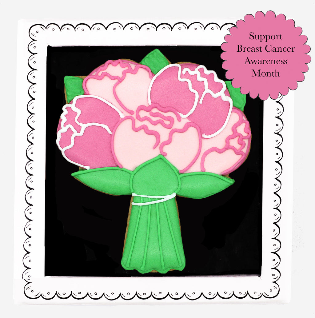 Bouquet Of Flowers Letterbox Biscuit
