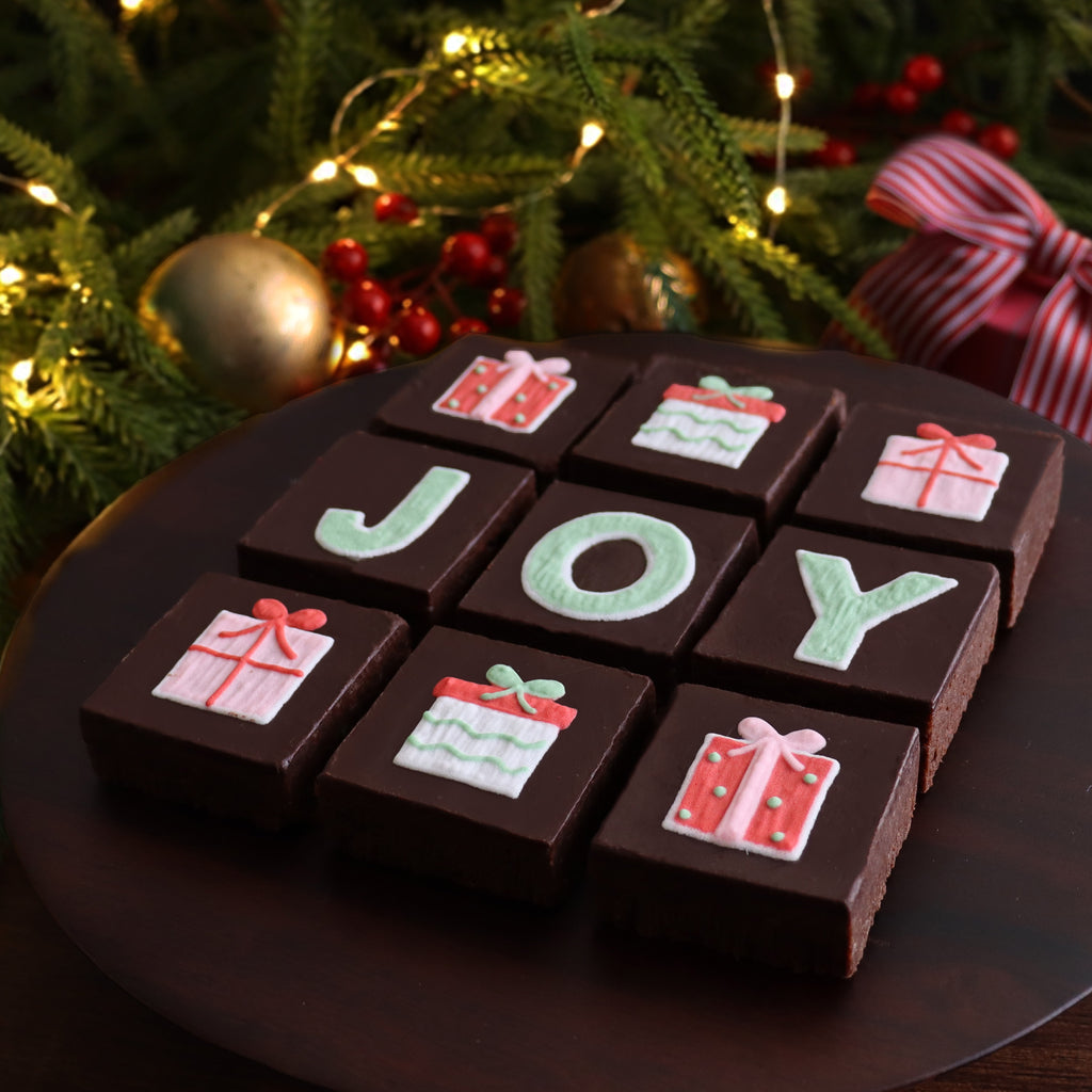 Joy Christmas Brownies