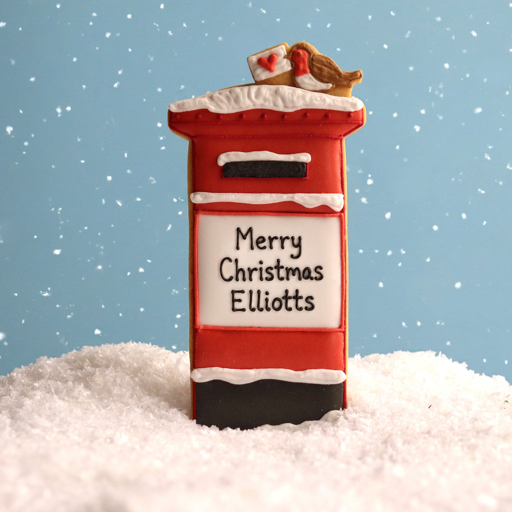 Personalised Post Box Letterbox Biscuit