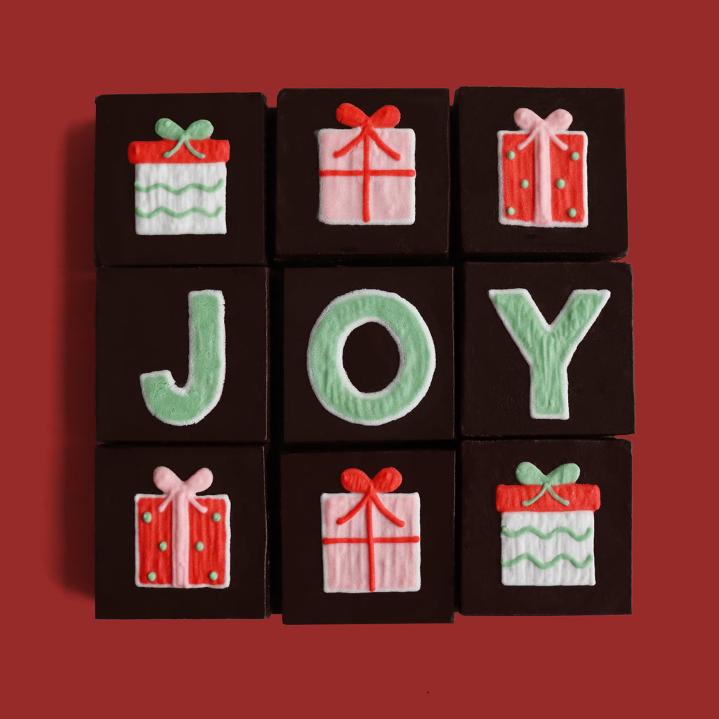 Joy Christmas Brownies