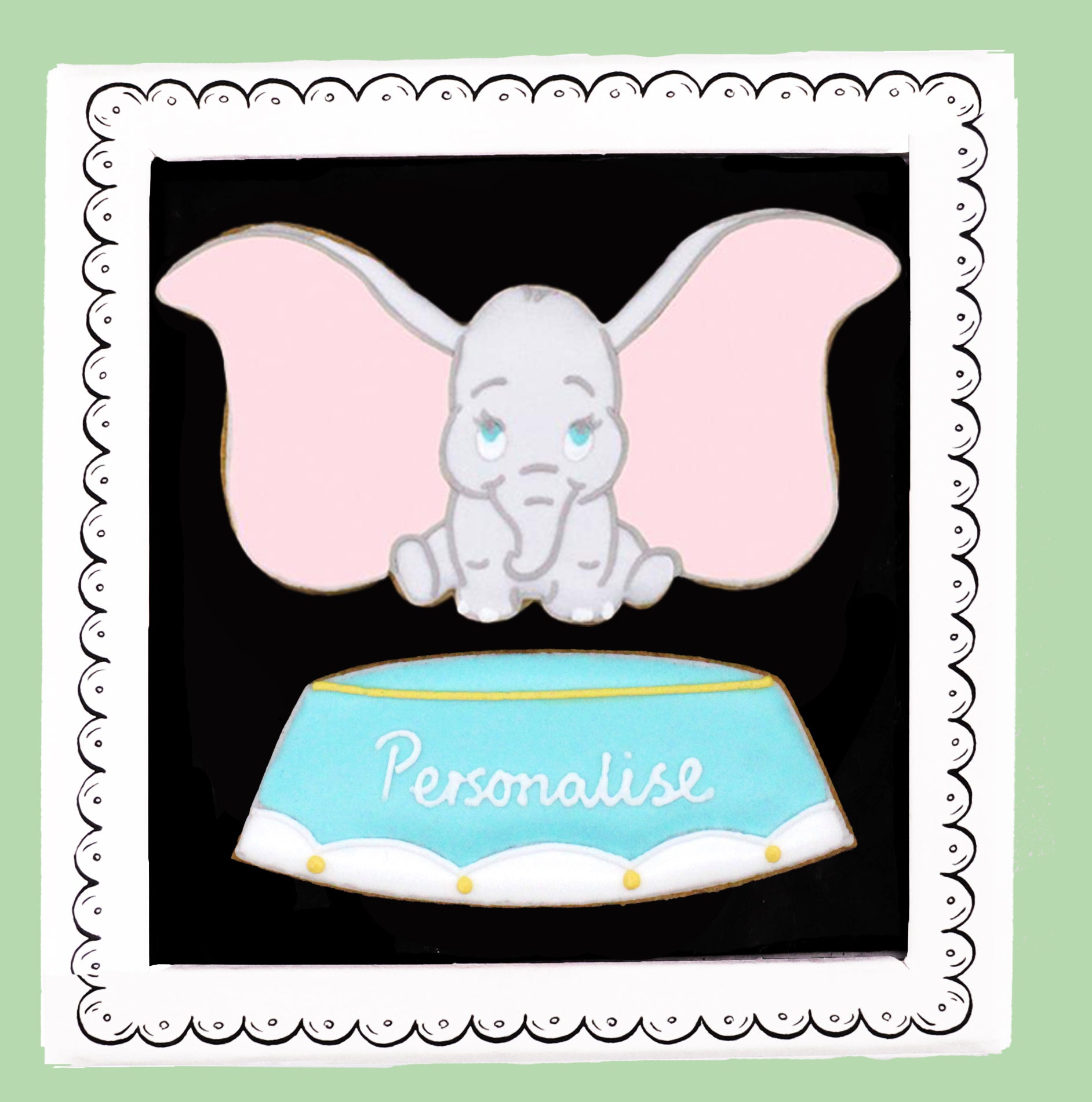 Disney Dumbo Letterbox Biscuit - Biscuiteers
