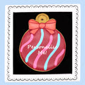 Personalised Christmas Bauble Letterbox Biscuit