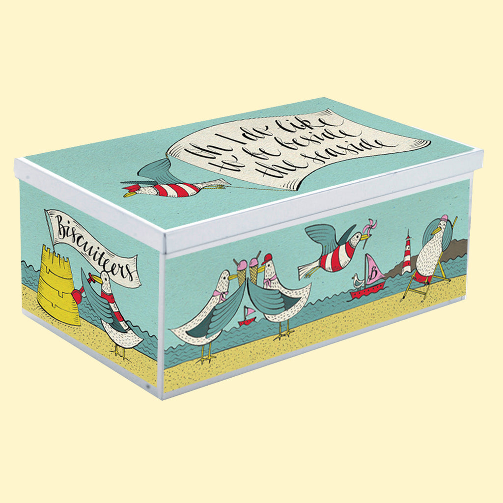 Beside The Seaside Luxe Biscuit Tin